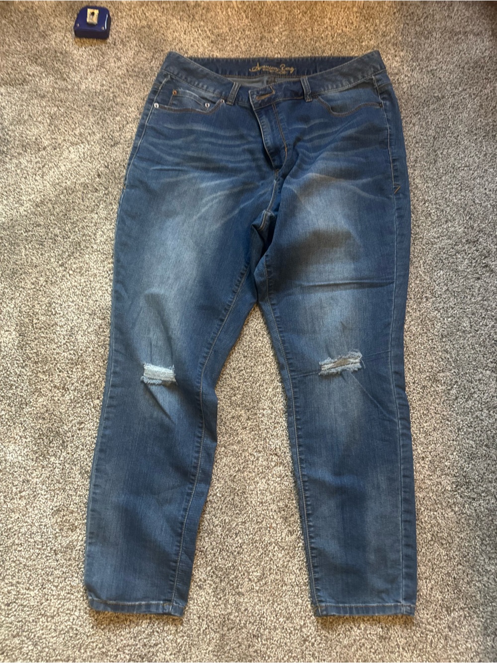 American Rag Women's Medium Blue Straight Leg Jeans
